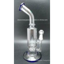 High Quality Glass Water Pipe Wholesale with Inserted Tyre Perc and 18.8mm Joint